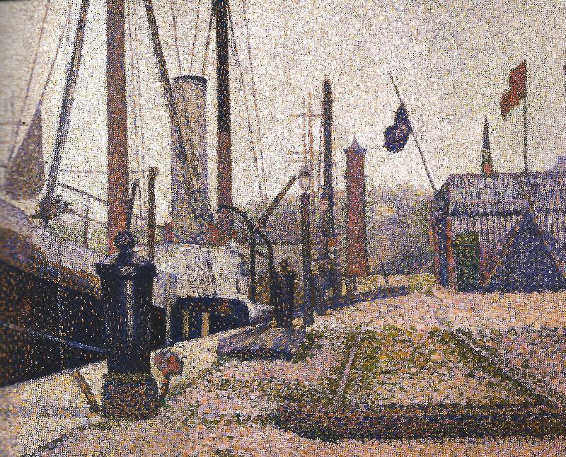 The Maria at Honfleur, Georges Seurat